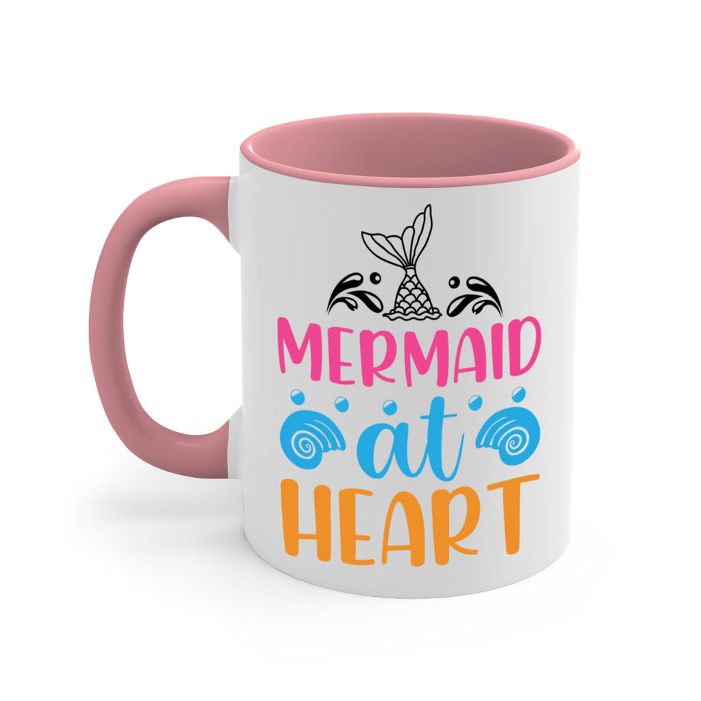 Mermaid at heart Design 396#- mermaid-Mug / Coffee Cup