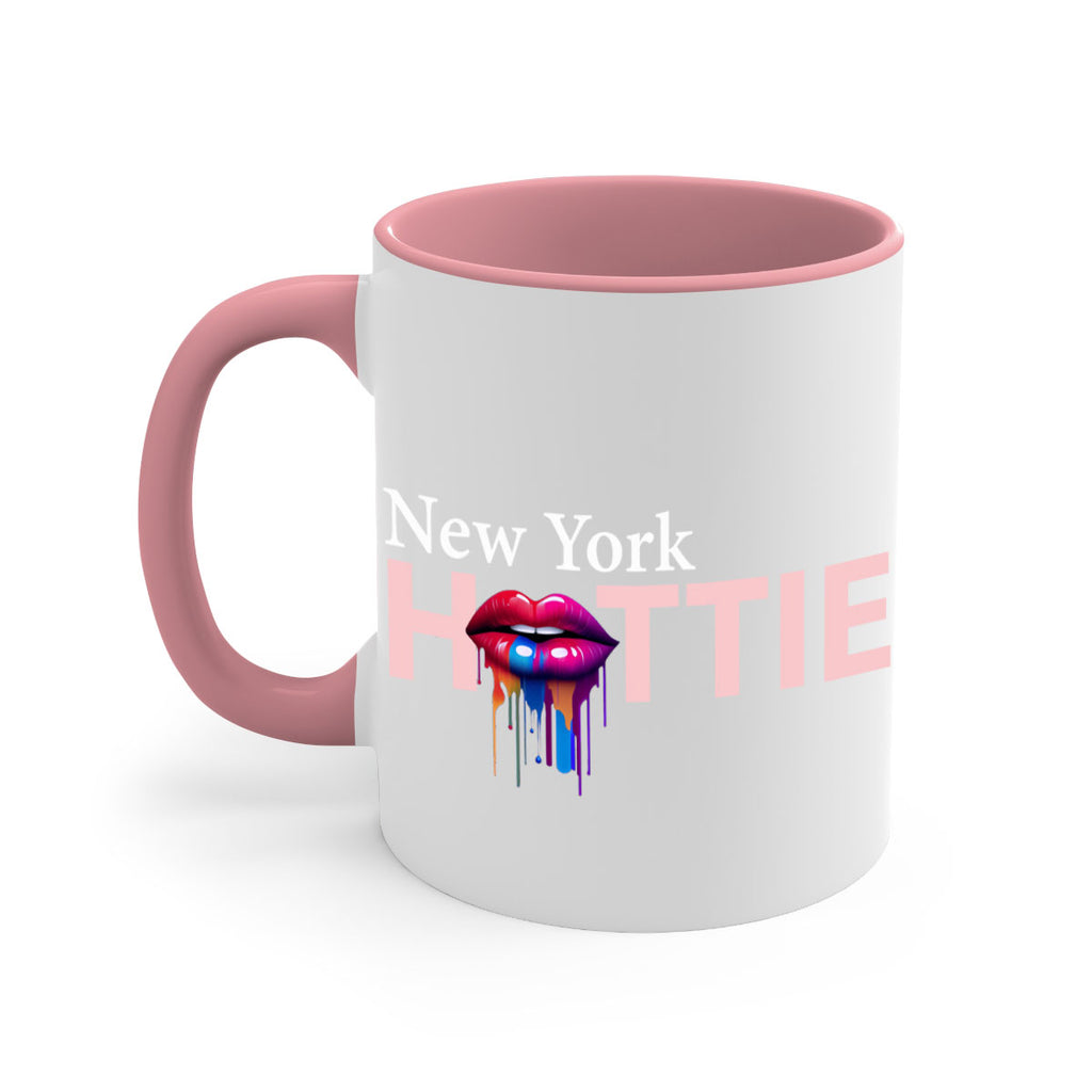 New York Hottie with dripping lips 106#- Hottie Collection-Mug / Coffee Cup