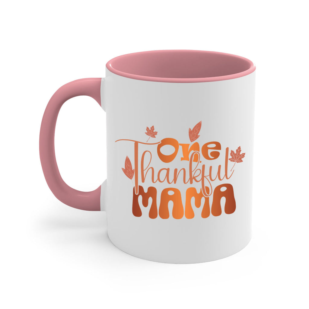 One Thankful Mama 465#- fall-Mug / Coffee Cup
