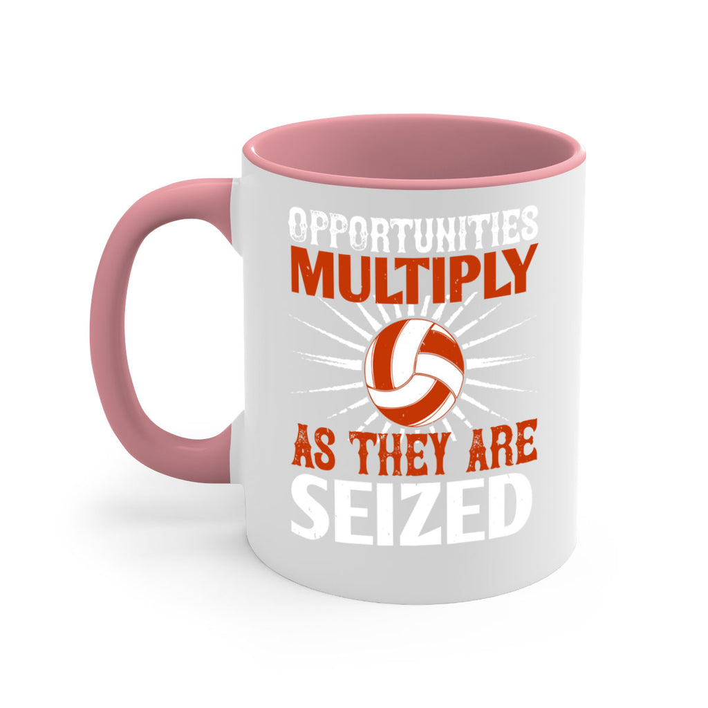 Opportunities multiply as they are seized Style 606#- volleyball-Mug / Coffee Cup