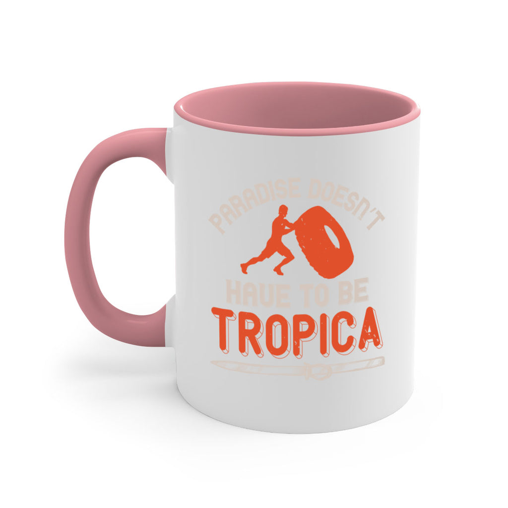 Paradise doesn’t have to be tropica 600#- ski-Mug / Coffee Cup