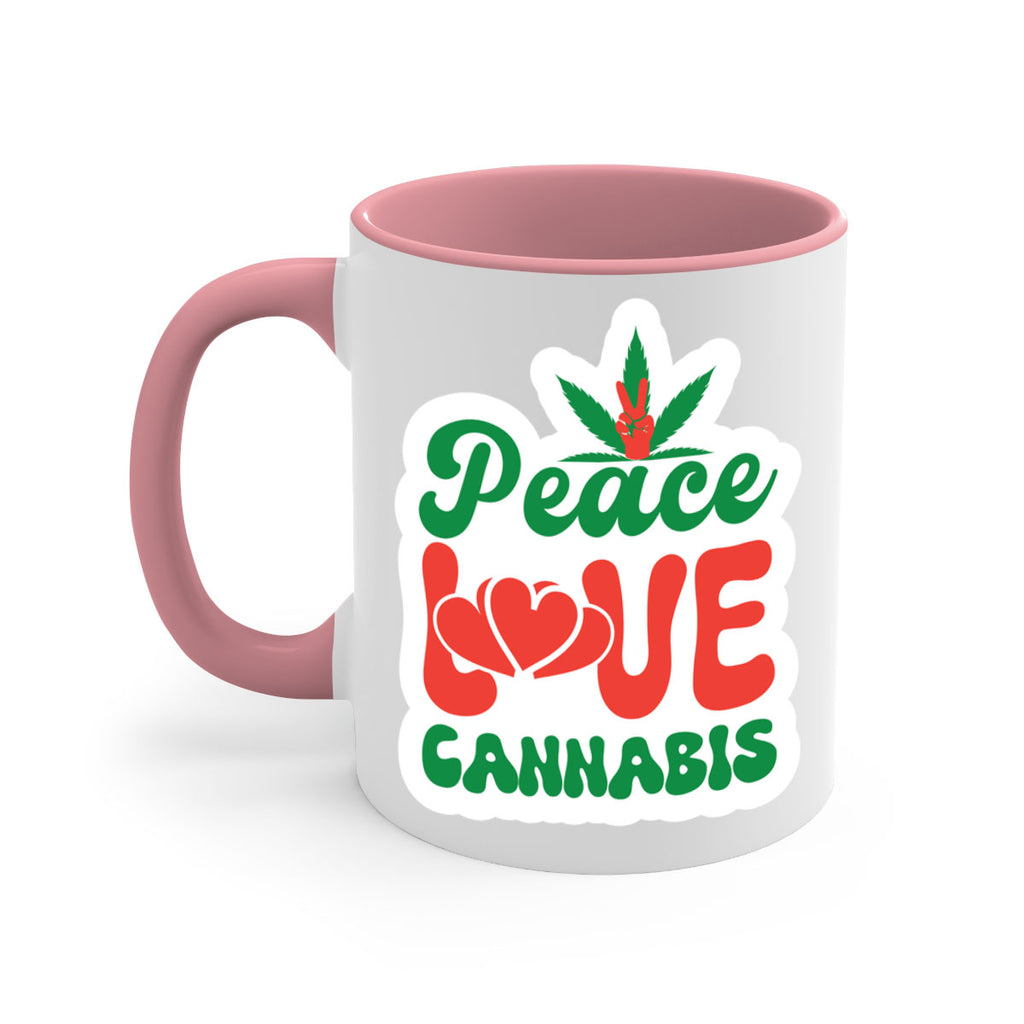 Peace Love Cannabis 218#- marijuana-Mug / Coffee Cup