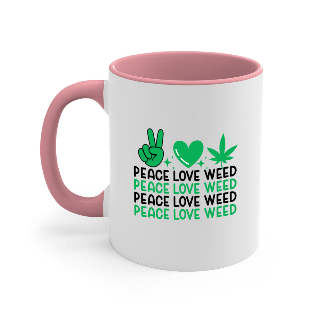 Peace Love Weed 219#- marijuana-Mug / Coffee Cup