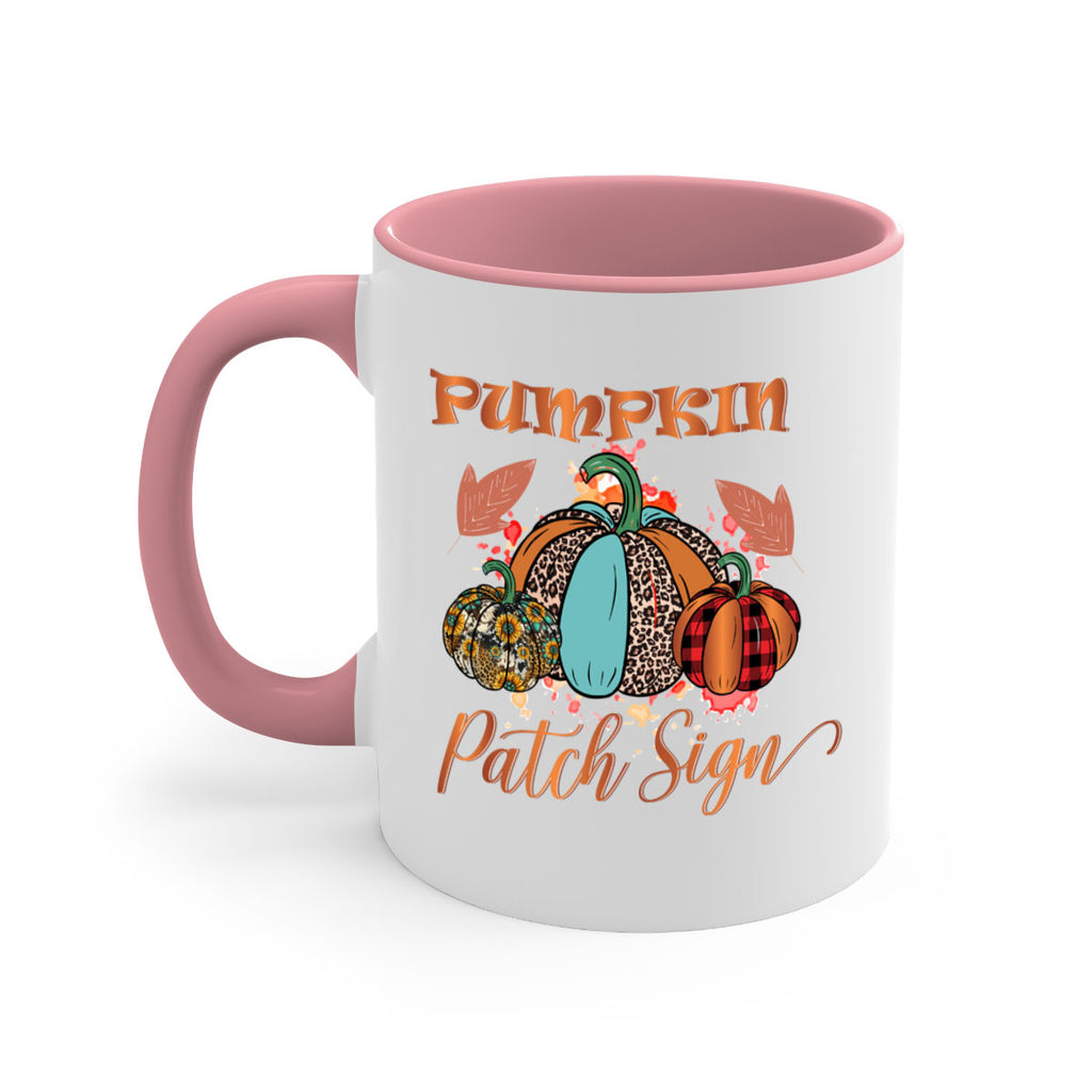 Pumpkin Patch Sign 530#- fall-Mug / Coffee Cup