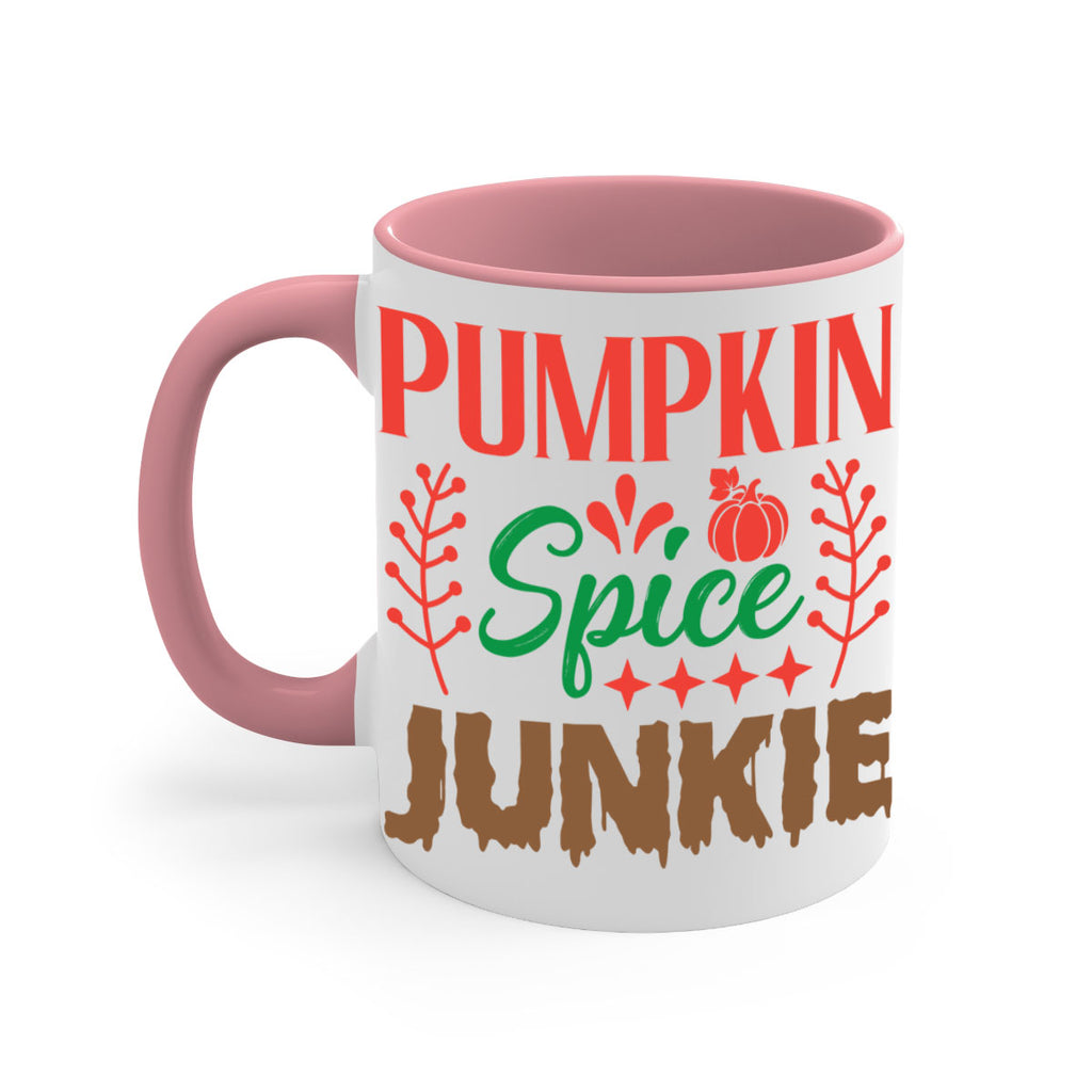Pumpkin Spice Junkie 547#- fall-Mug / Coffee Cup