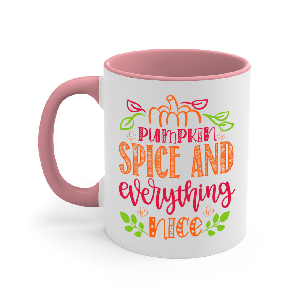 Pumpkin Spice and Everything Nice 536#- fall-Mug / Coffee Cup