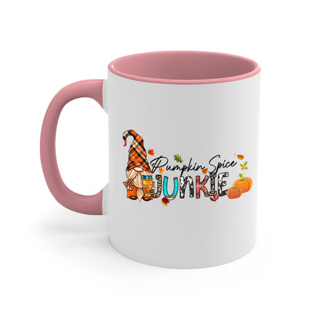 PumpkinSpiceJunkieFallGnome 567#- fall-Mug / Coffee Cup