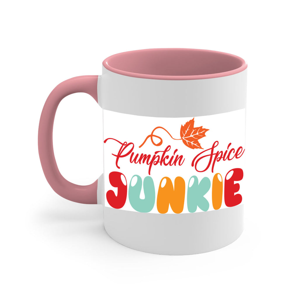 PumpkinSpiceJunkiedesign 569#- fall-Mug / Coffee Cup