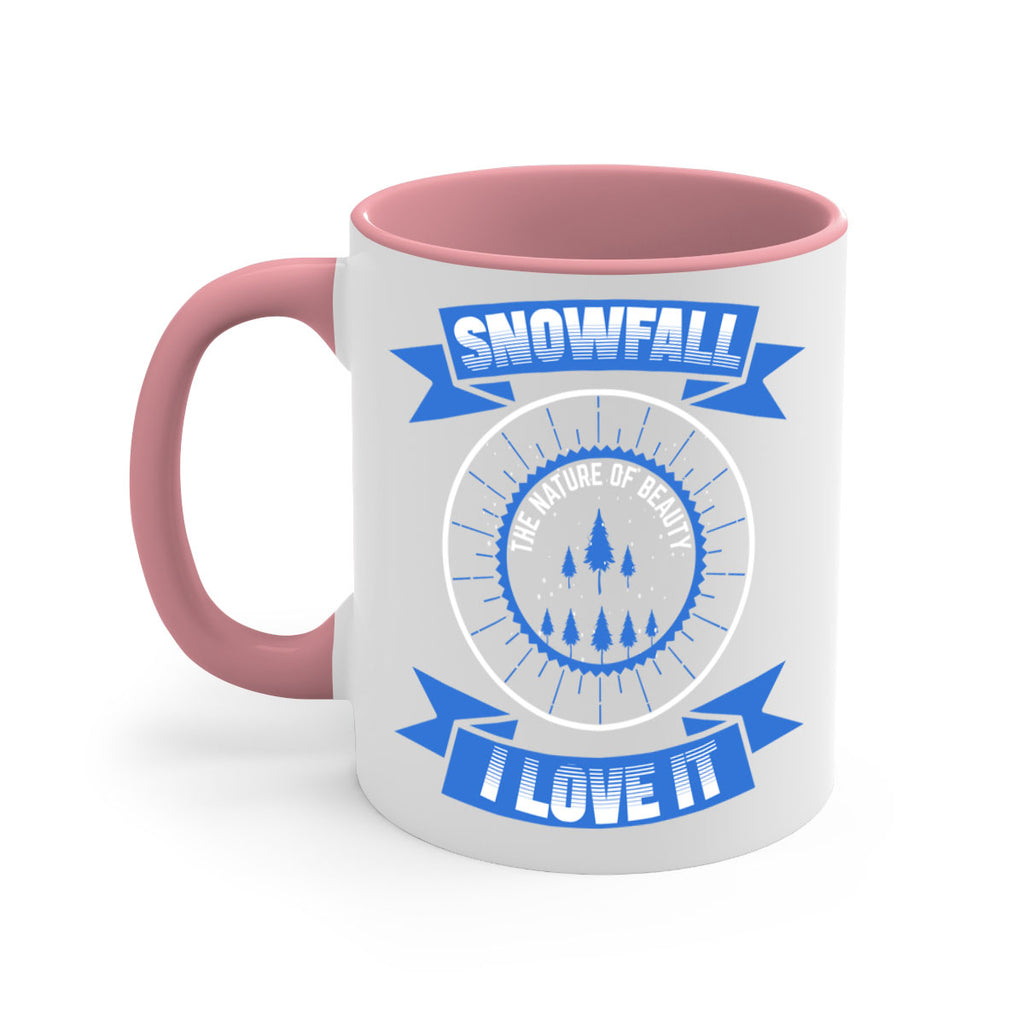 Snowfall Winter 373#- winter-Mug / Coffee Cup