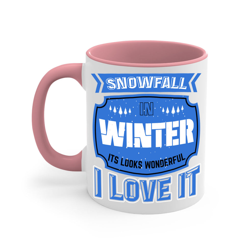 Snowfall in Winter 372#- winter-Mug / Coffee Cup