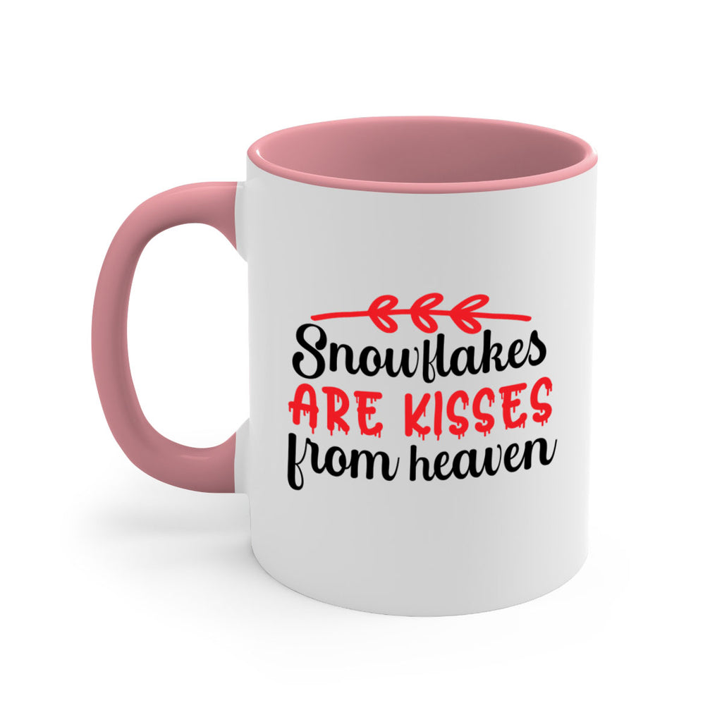 Snowflakes are kisses from heaven 376#- winter-Mug / Coffee Cup