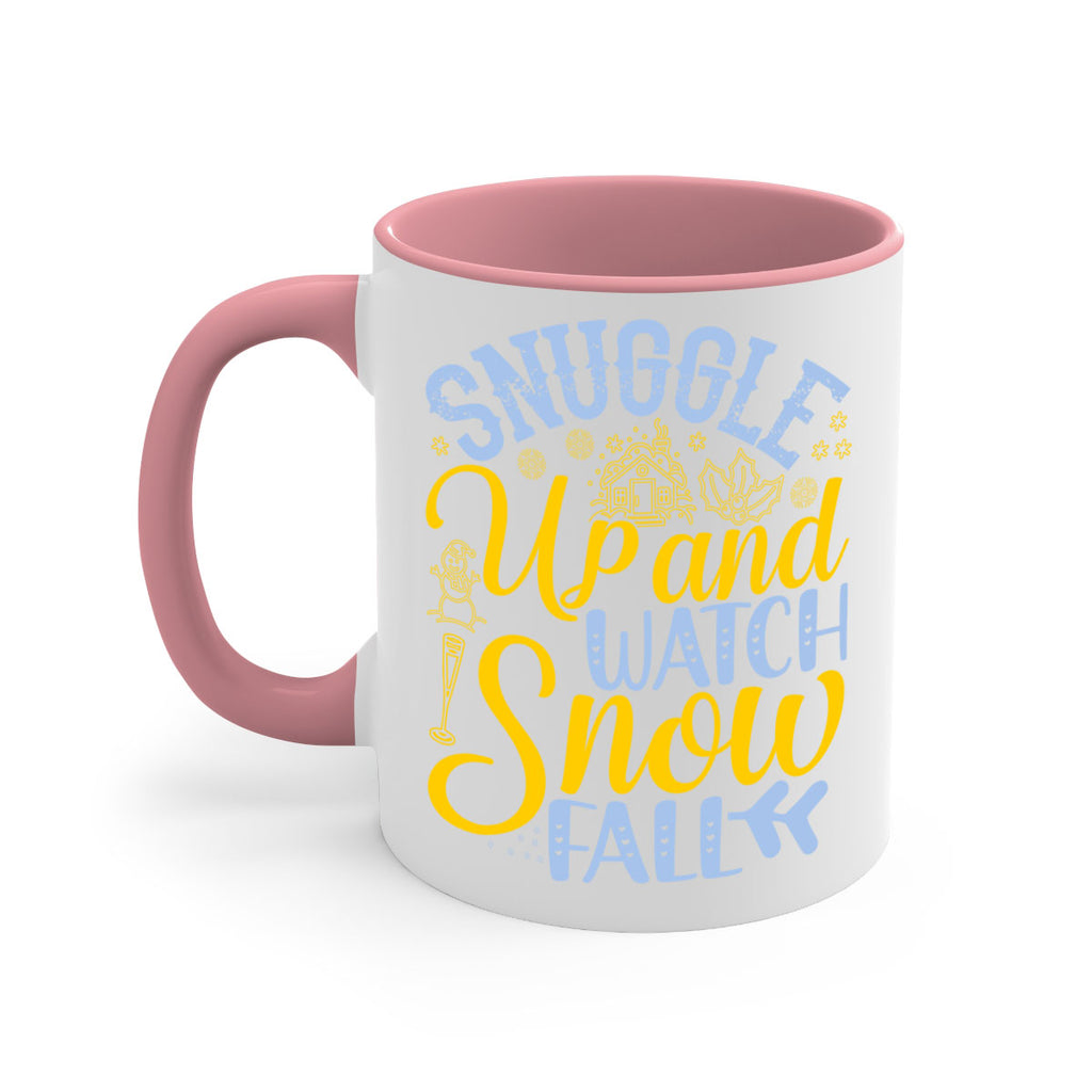 Snuggle up and watch snow fall385#- winter-Mug / Coffee Cup