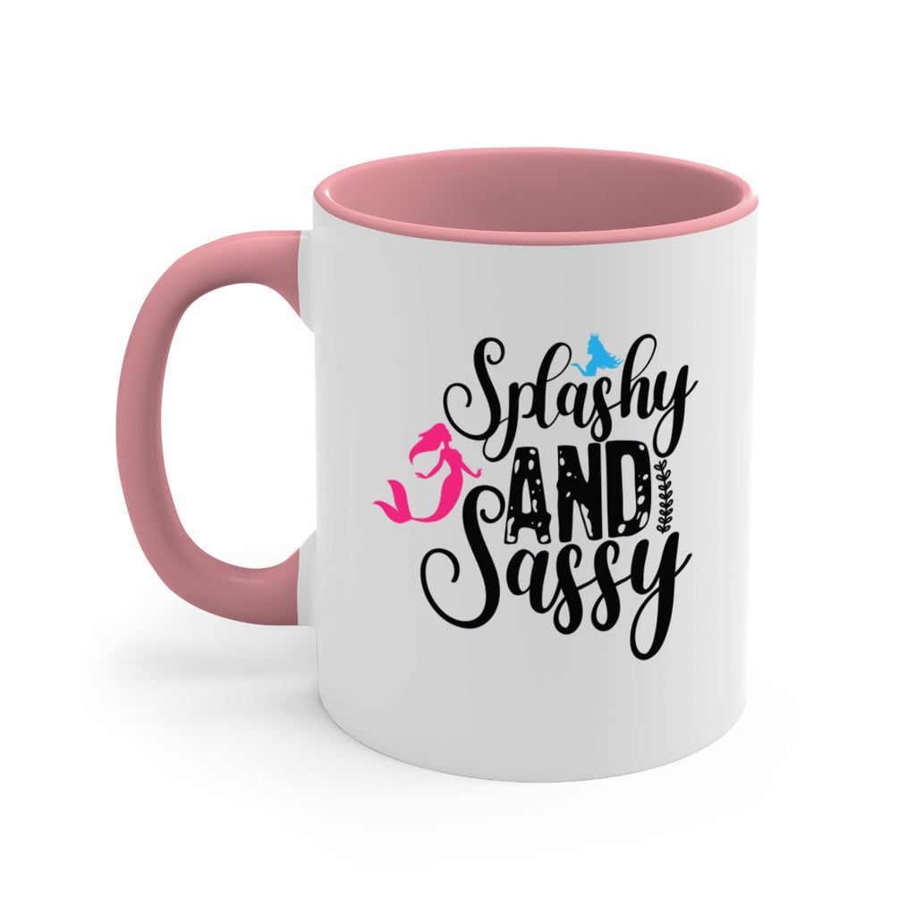 Splashy and Sassy 624#- mermaid-Mug / Coffee Cup