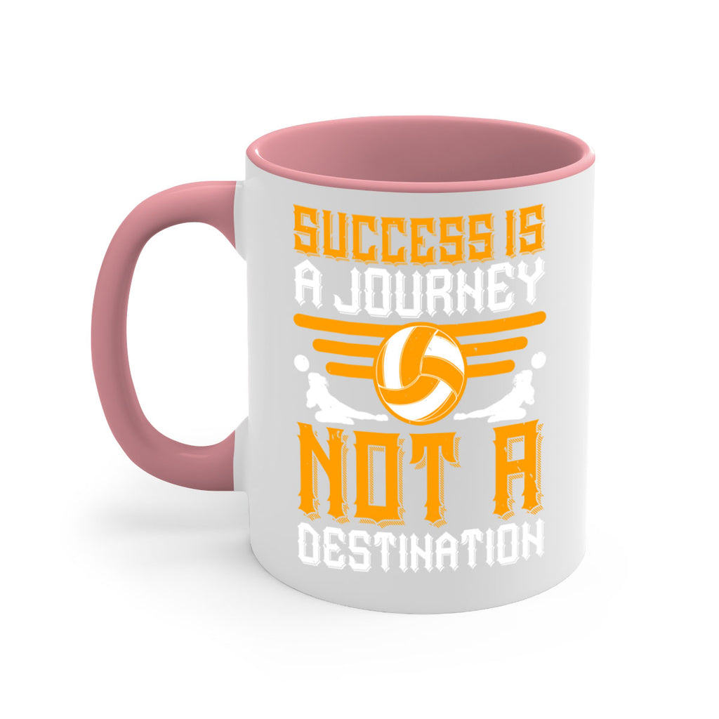 Success is a journey not a destination Style 426#- volleyball-Mug / Coffee Cup