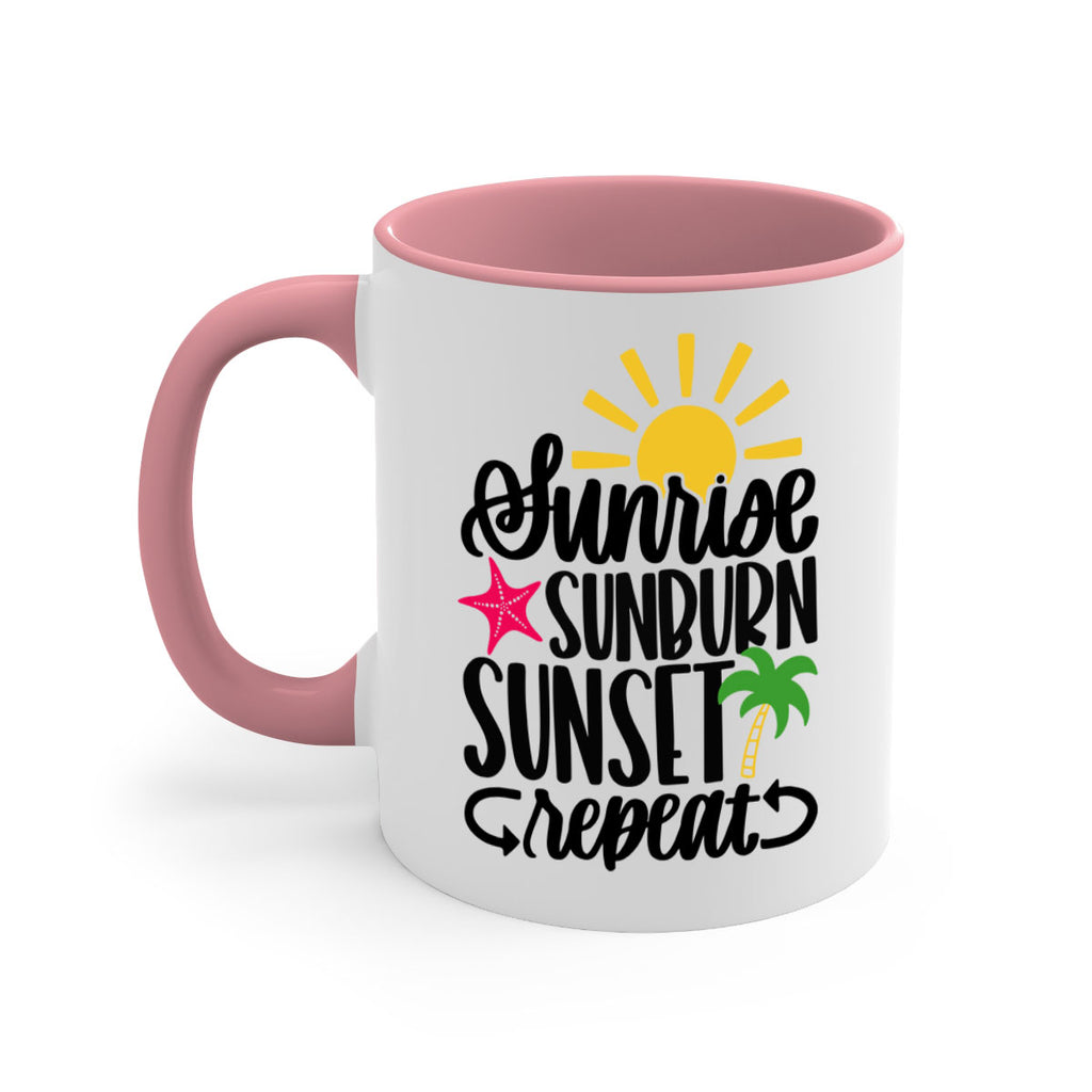 Sunrise Sunburn Sunset Repeat Style 16#- Summer-Mug / Coffee Cup