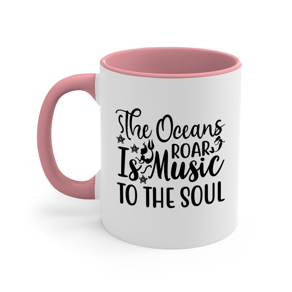 THE OCEANS ROAR IS MUSIC 632#- mermaid-Mug / Coffee Cup