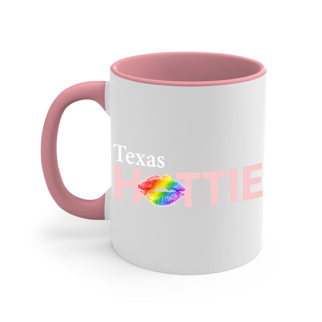 Texas Hottie with rainbow lips 94#- Hottie Collection-Mug / Coffee Cup