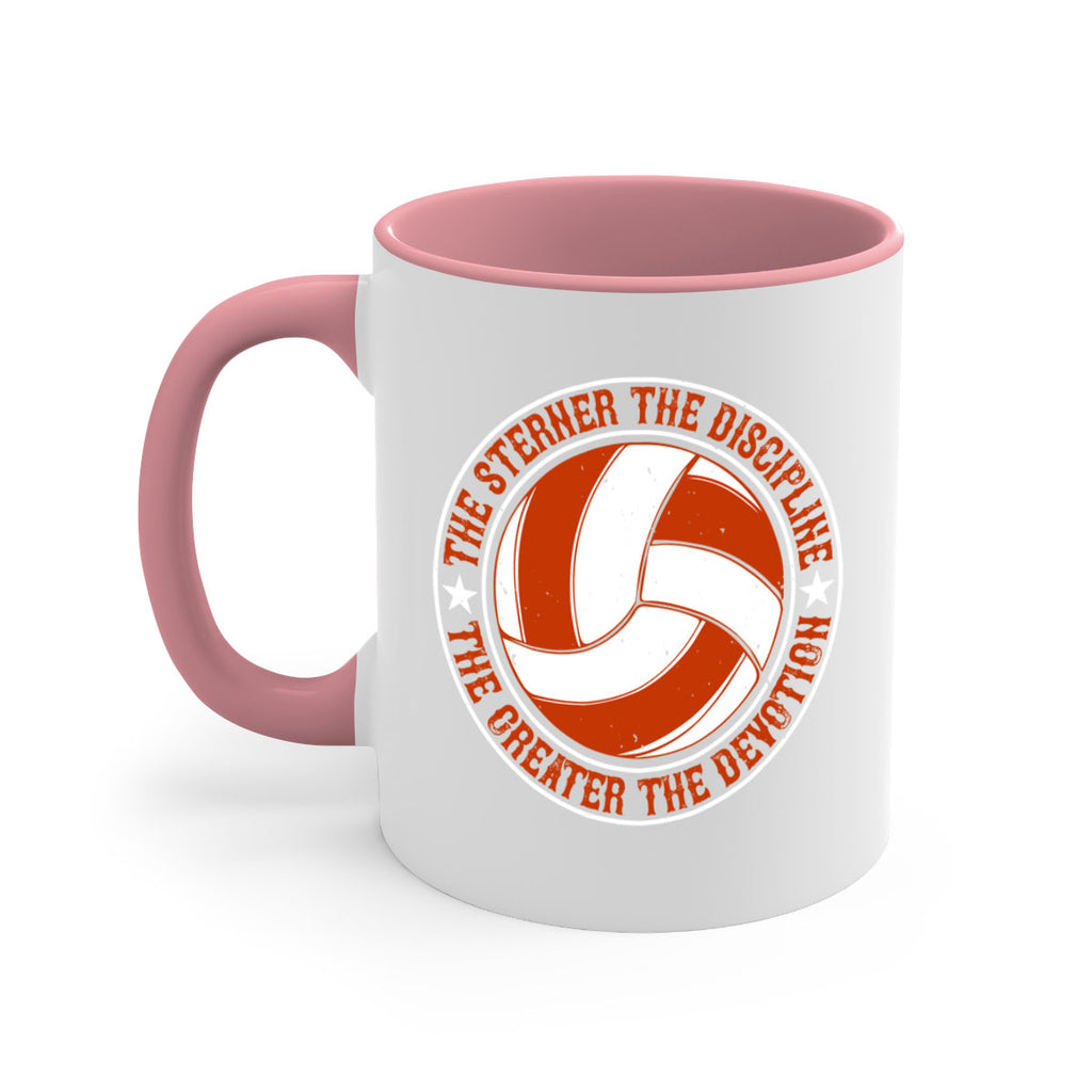The sterner the discipline the greater the devotion Style 176#- volleyball-Mug / Coffee Cup