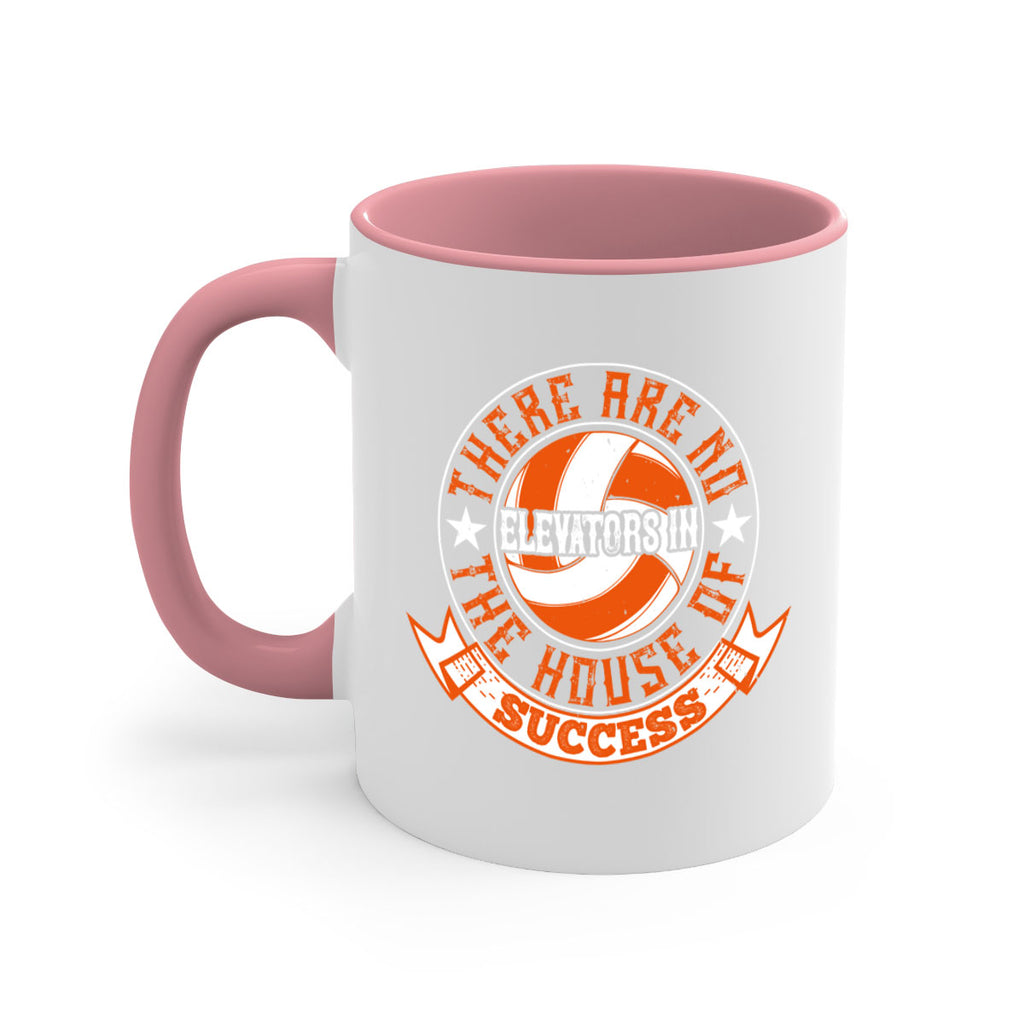 There are no elevators in the house of success Style 165#- volleyball-Mug / Coffee Cup