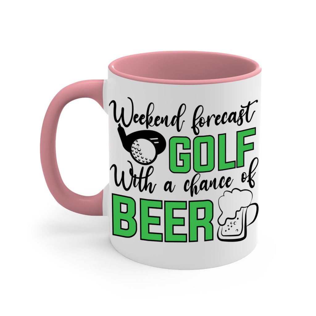 Weekend forecast With a chance of beer 109#- golf-Mug / Coffee Cup