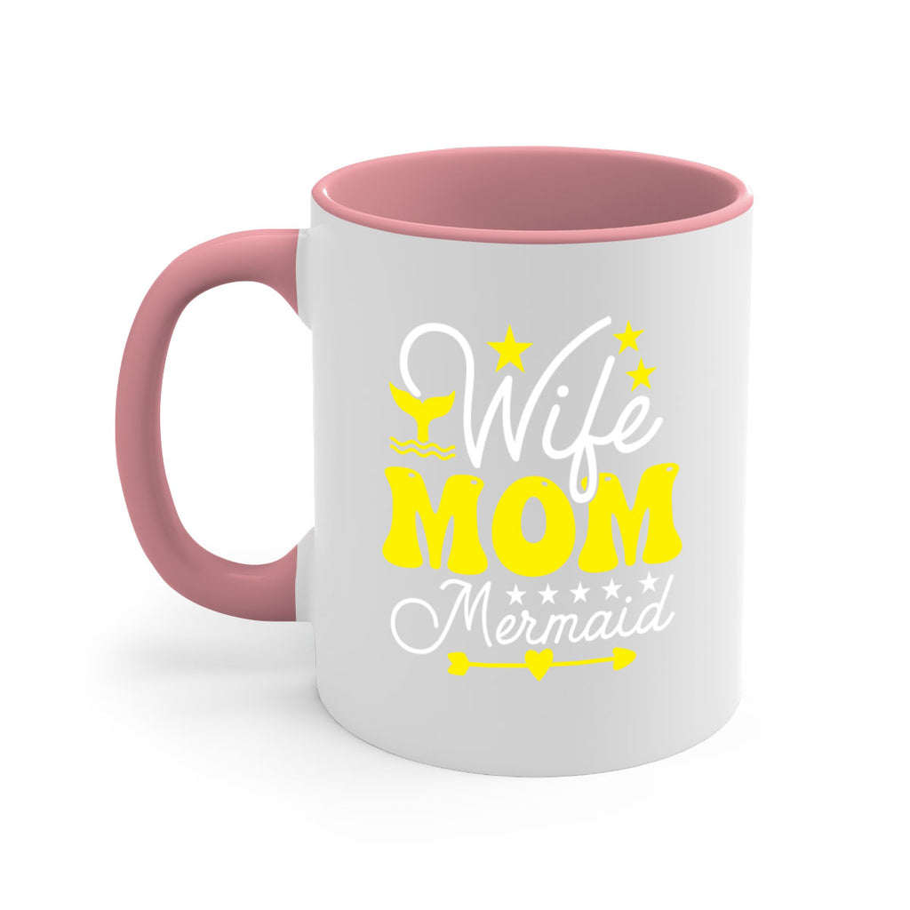 Wife Mom Mermaid 669#- mermaid-Mug / Coffee Cup