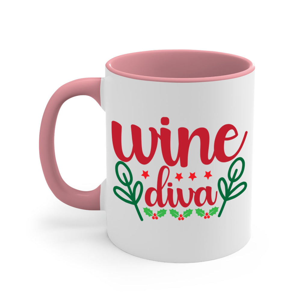 Wine Diva 482#- winter-Mug / Coffee Cup