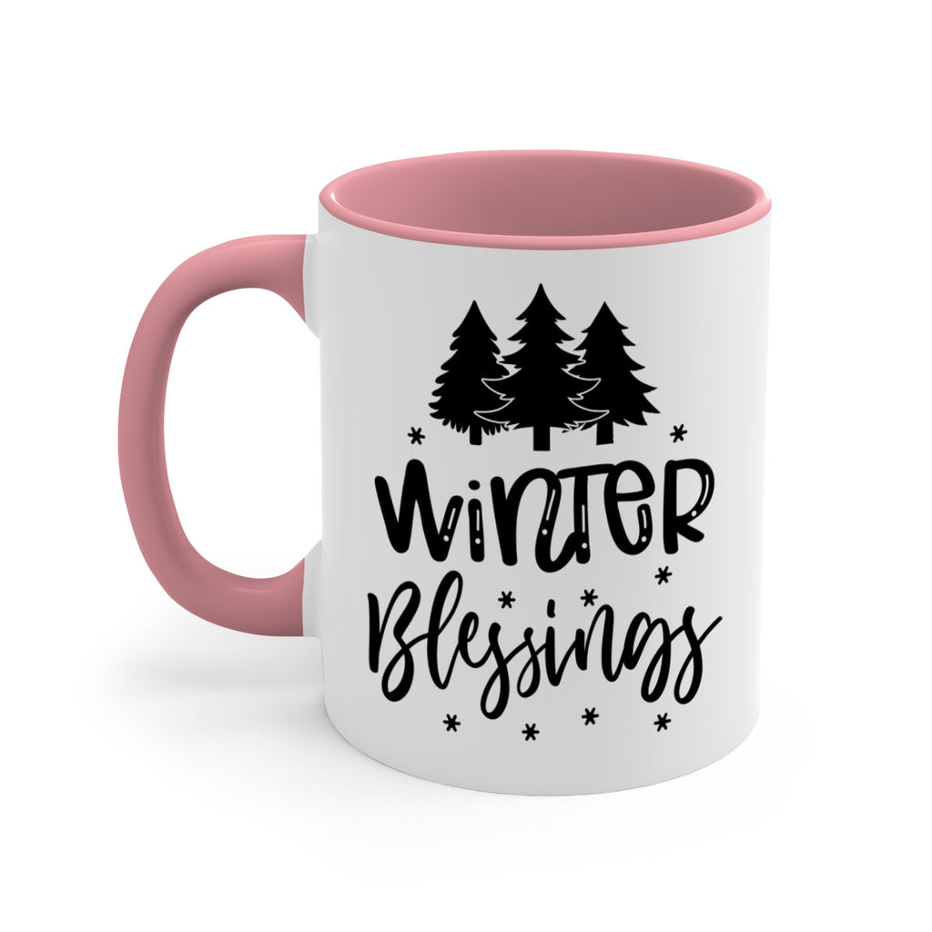 Winter Blessings 489#- winter-Mug / Coffee Cup