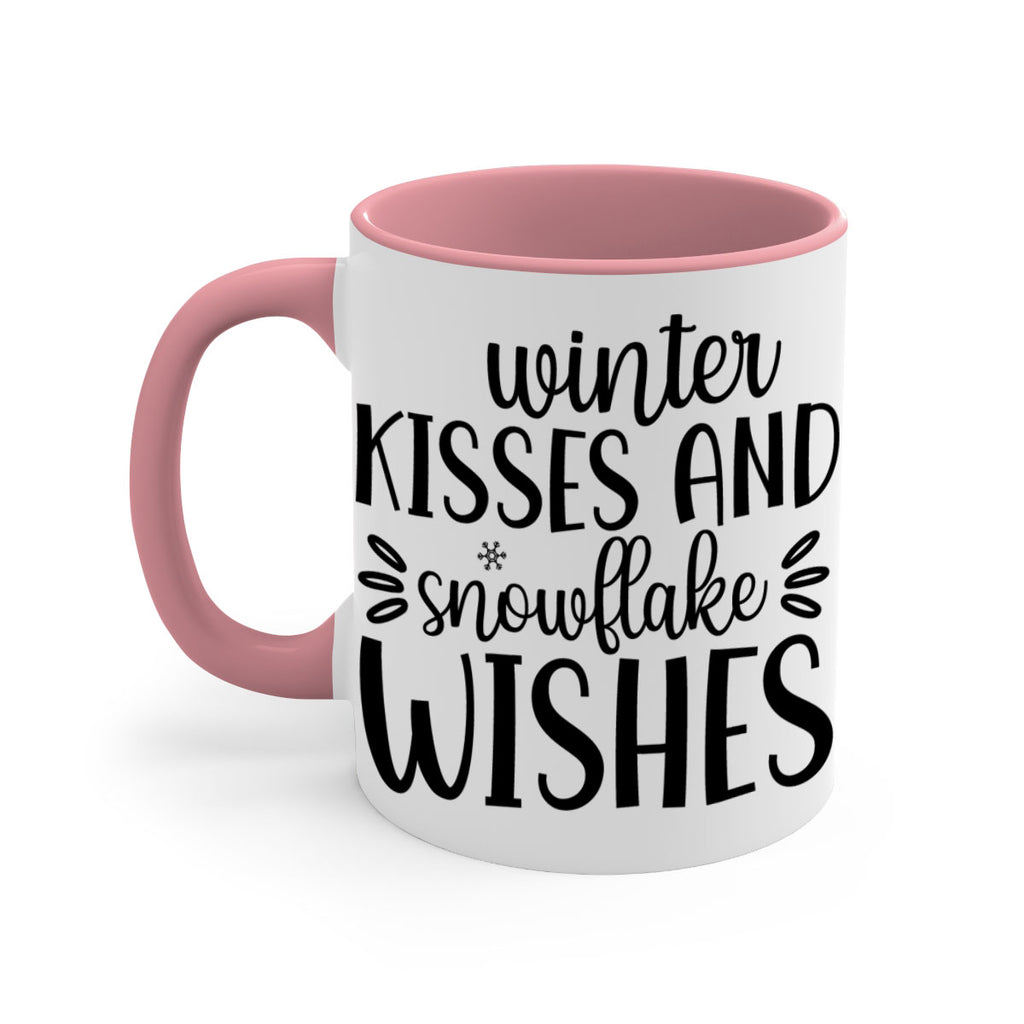 Winter Kisses And Snowflake Wishes517#- winter-Mug / Coffee Cup