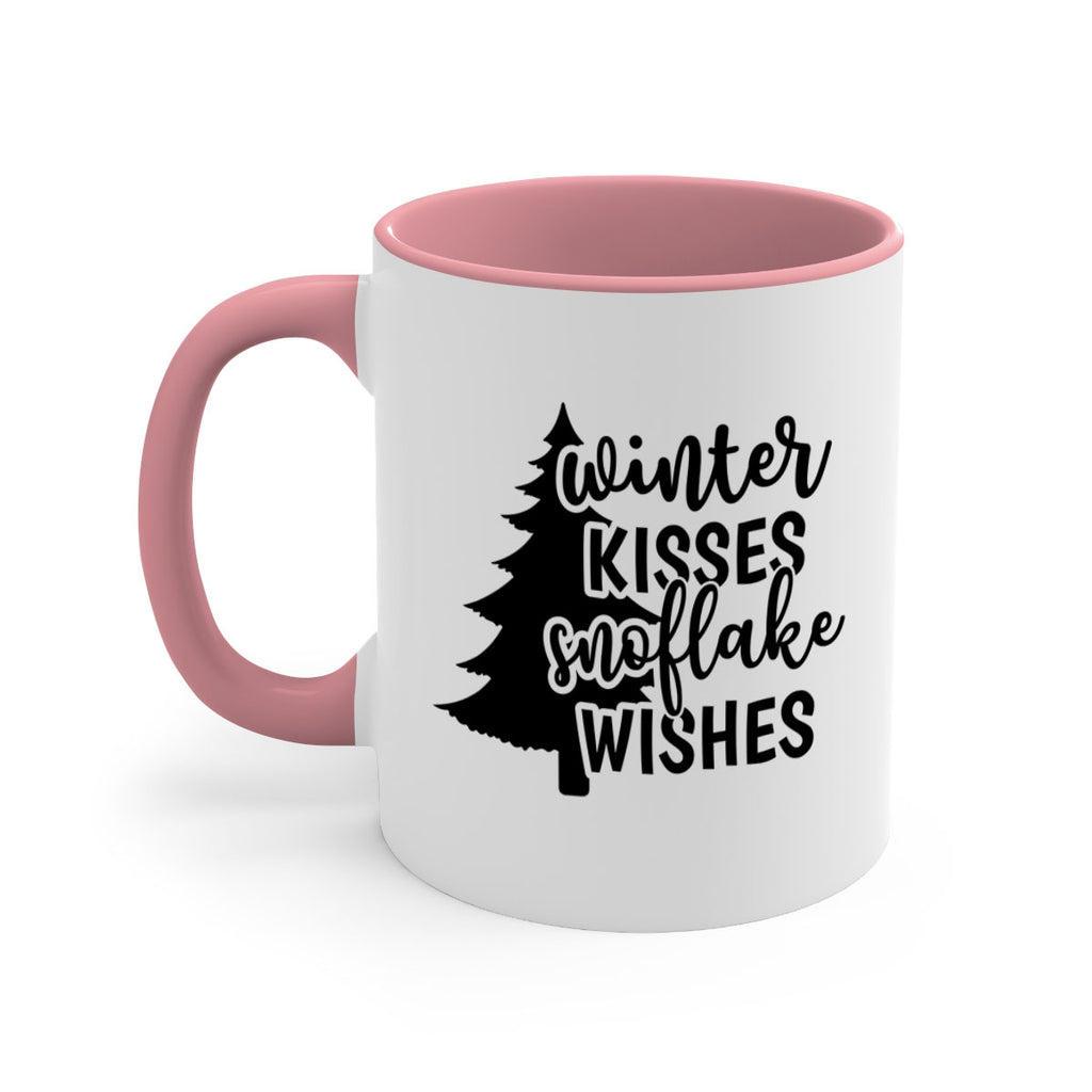 Winter Kisses Snoflake Wishes518#- winter-Mug / Coffee Cup