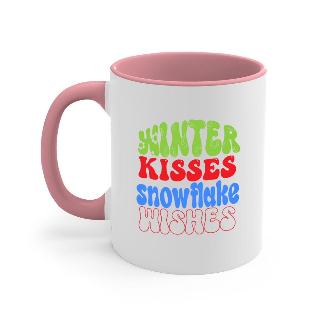 Winter kisses snowflake wishes 520#- winter-Mug / Coffee Cup