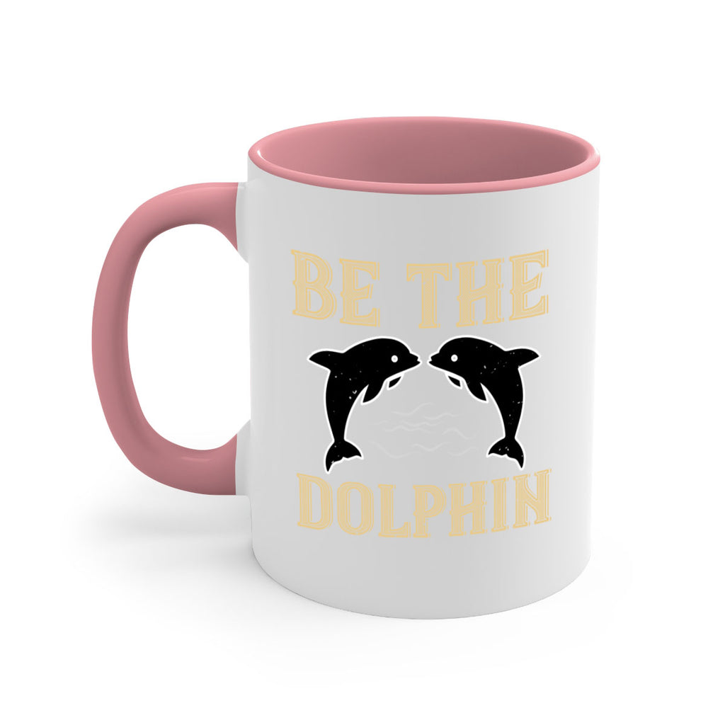 be the dolphin 1428#- swimming-Mug / Coffee Cup