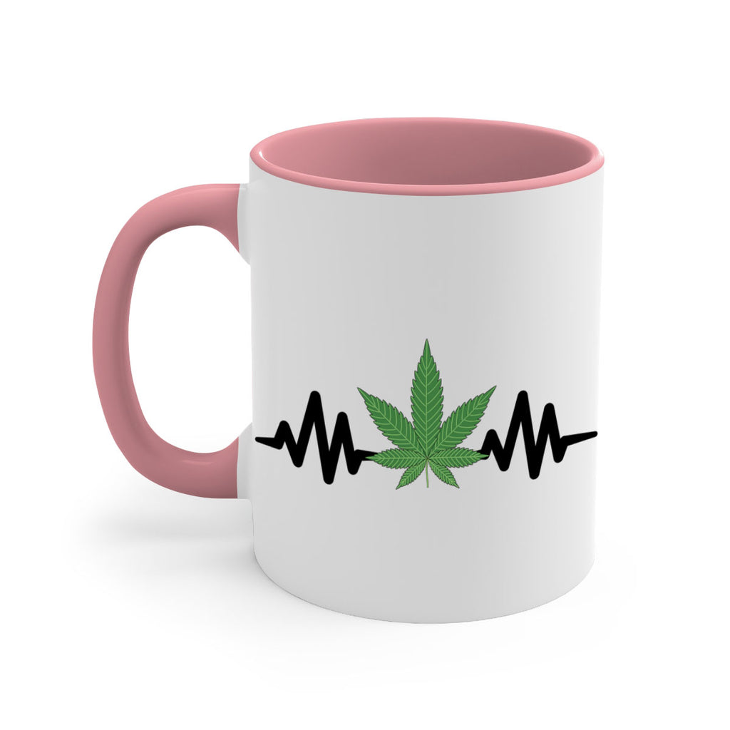 cannabis heartbeat 46#- marijuana-Mug / Coffee Cup