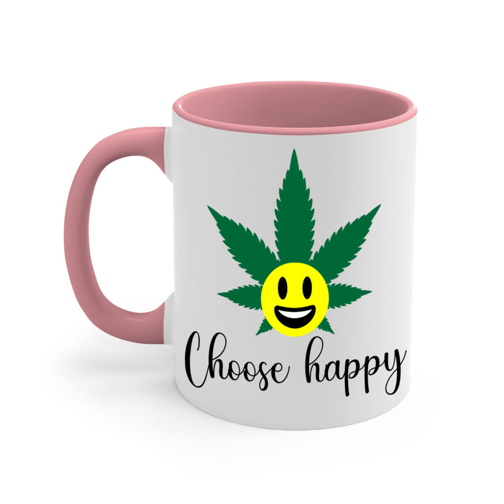 choose happy 58#- marijuana-Mug / Coffee Cup