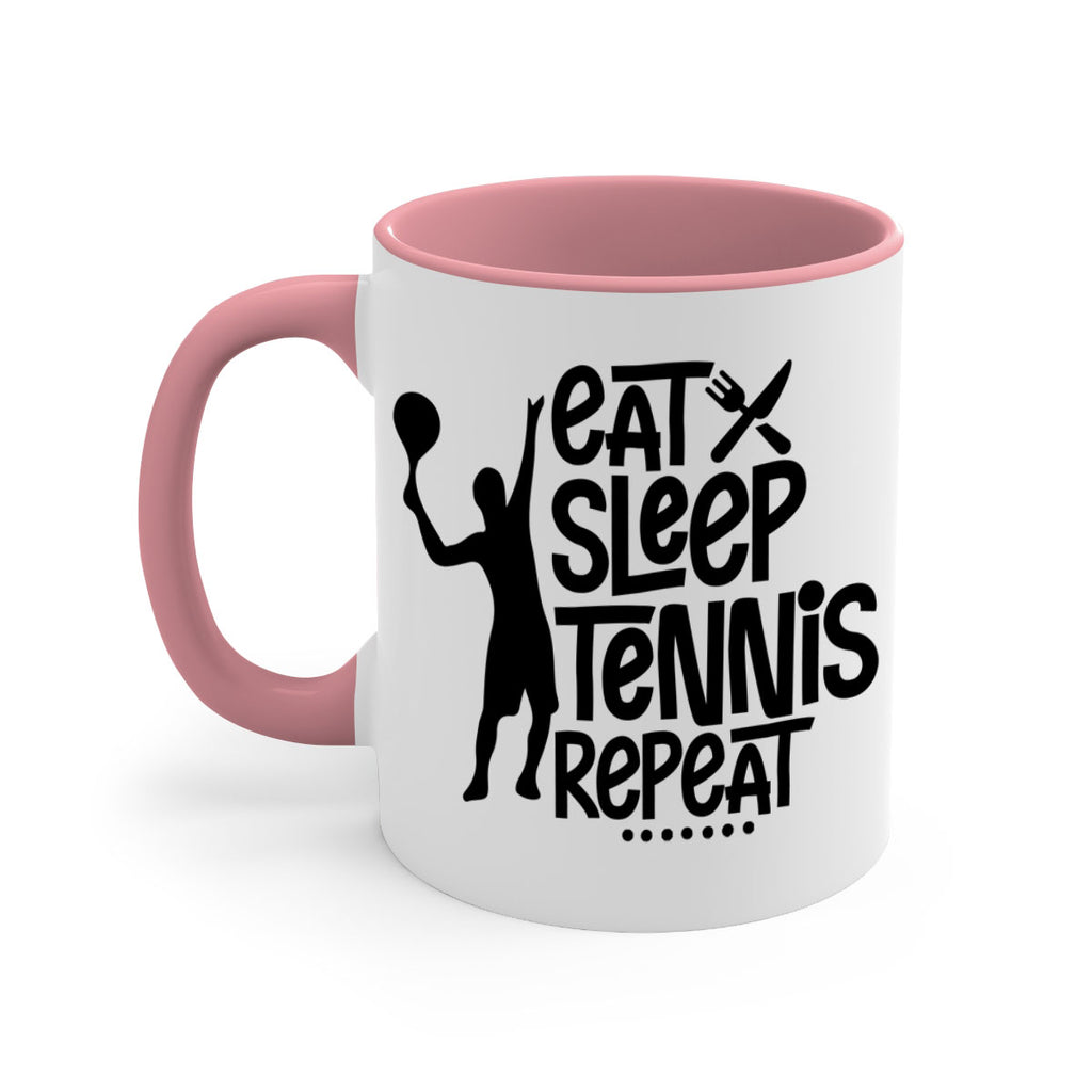 eat sleep Tennis repeat 1308#- tennis-Mug / Coffee Cup