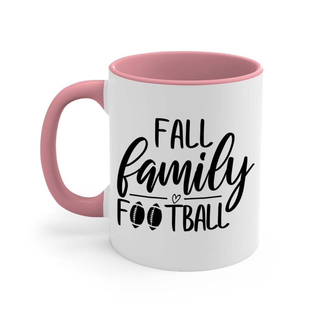 fall family football 100#- fall-Mug / Coffee Cup