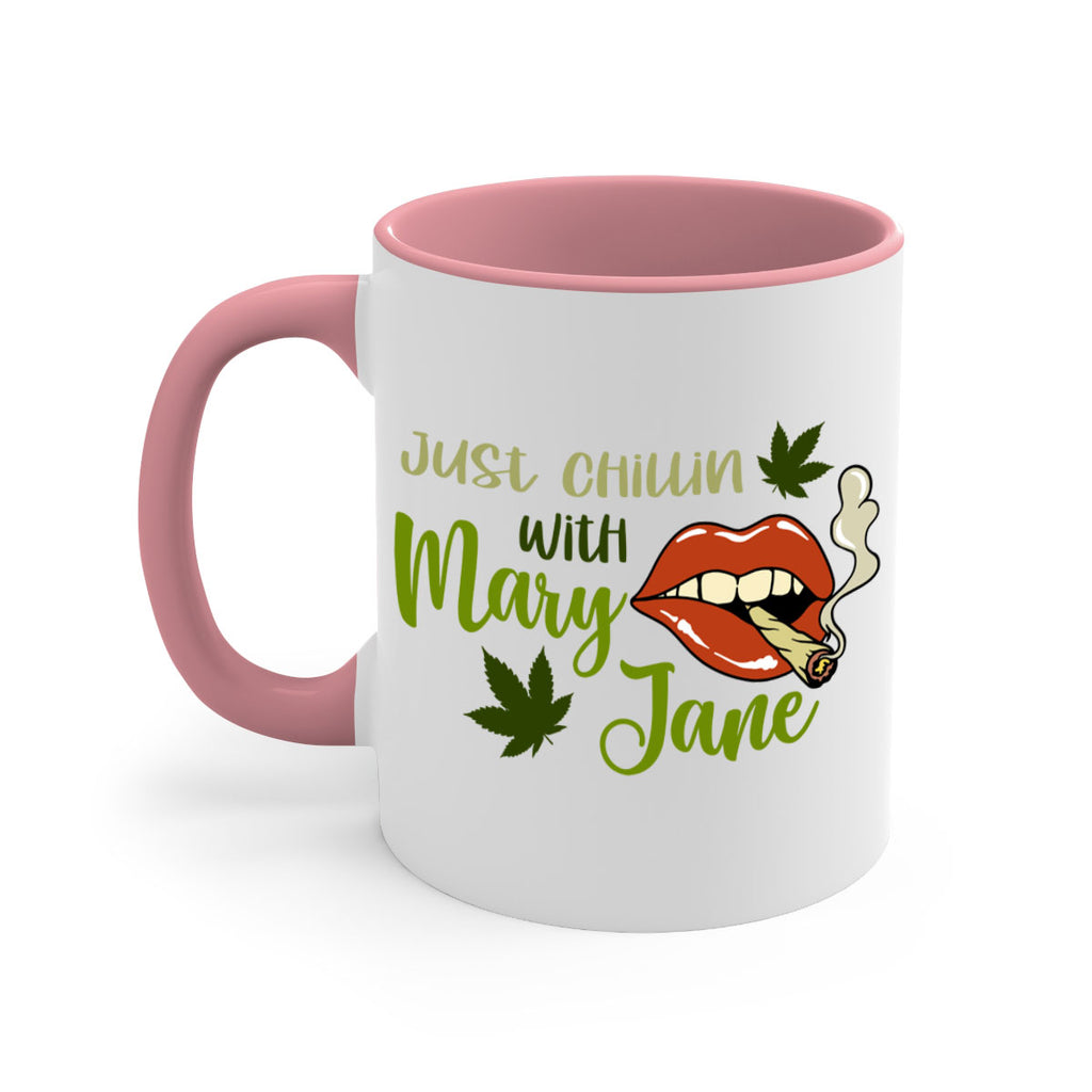 just chillin with mary jane 167#- marijuana-Mug / Coffee Cup