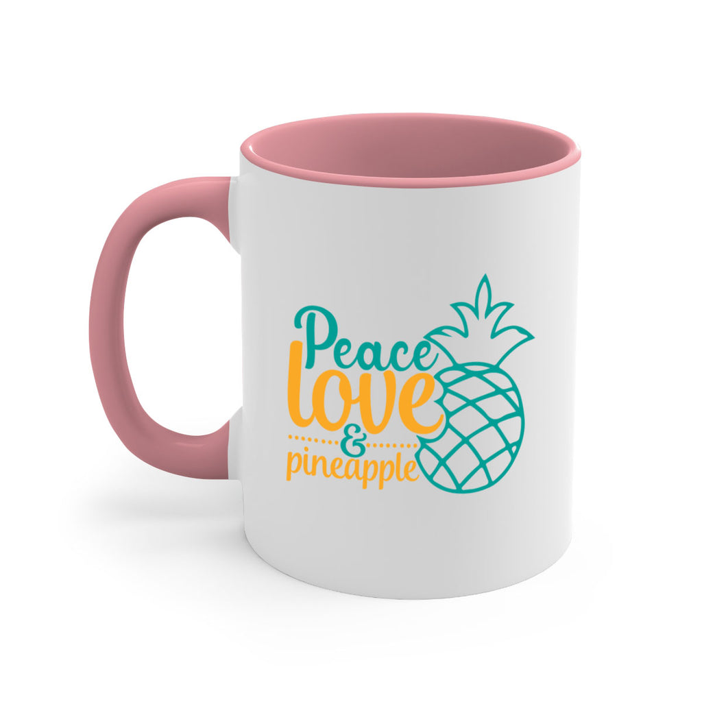 peace love pineapple Style 82#- Summer-Mug / Coffee Cup