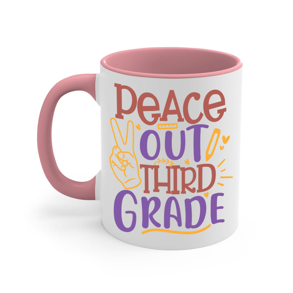 peace out 3rd grade 1#- Third Grade-Mug / Coffee Cup