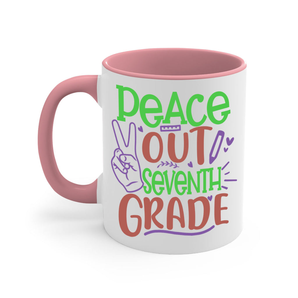 peace out 7th grade 2#- 7th grade-Mug / Coffee Cup