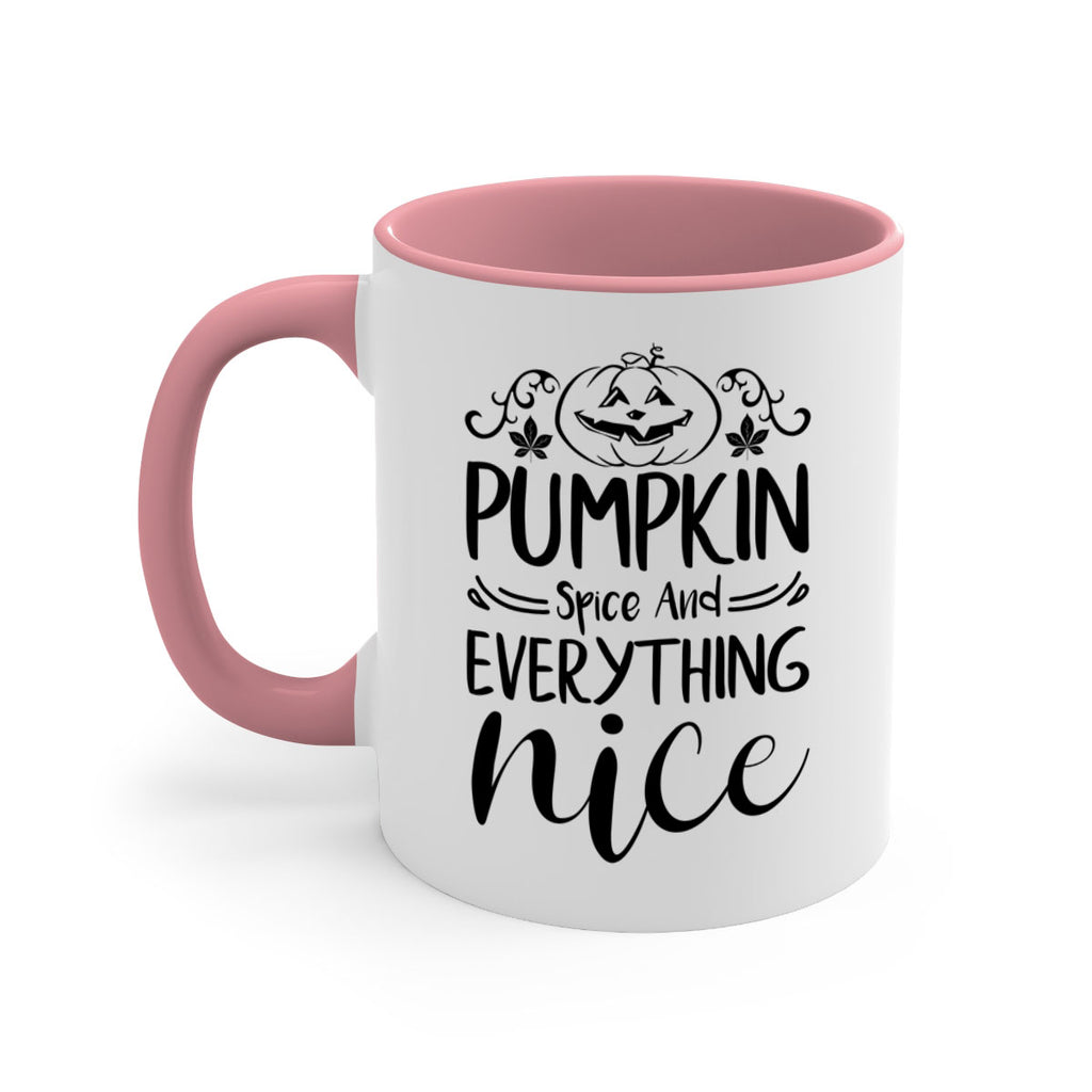 pumpkin spice and everything nice 542#- fall-Mug / Coffee Cup