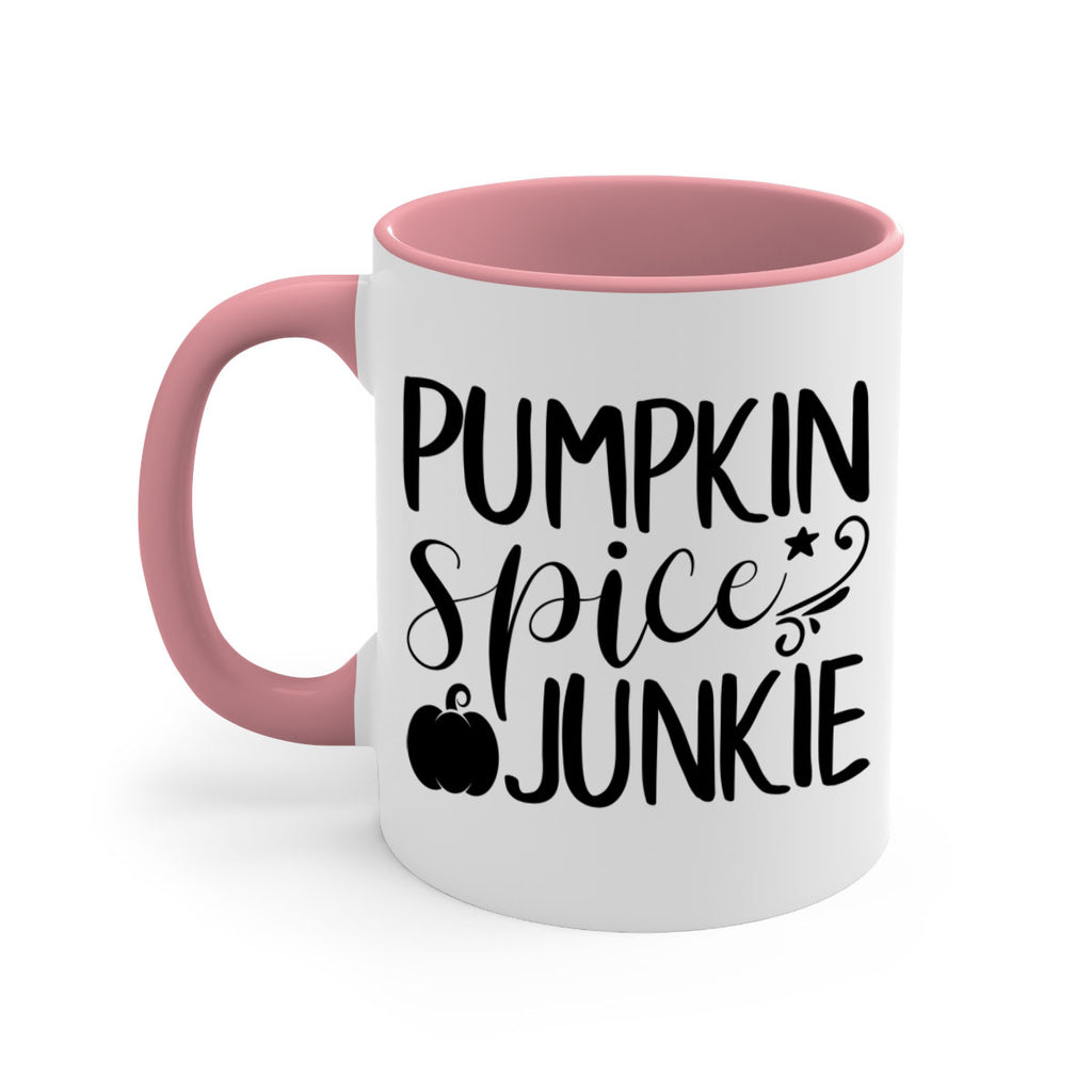 pumpkin spice junkie 548#- fall-Mug / Coffee Cup