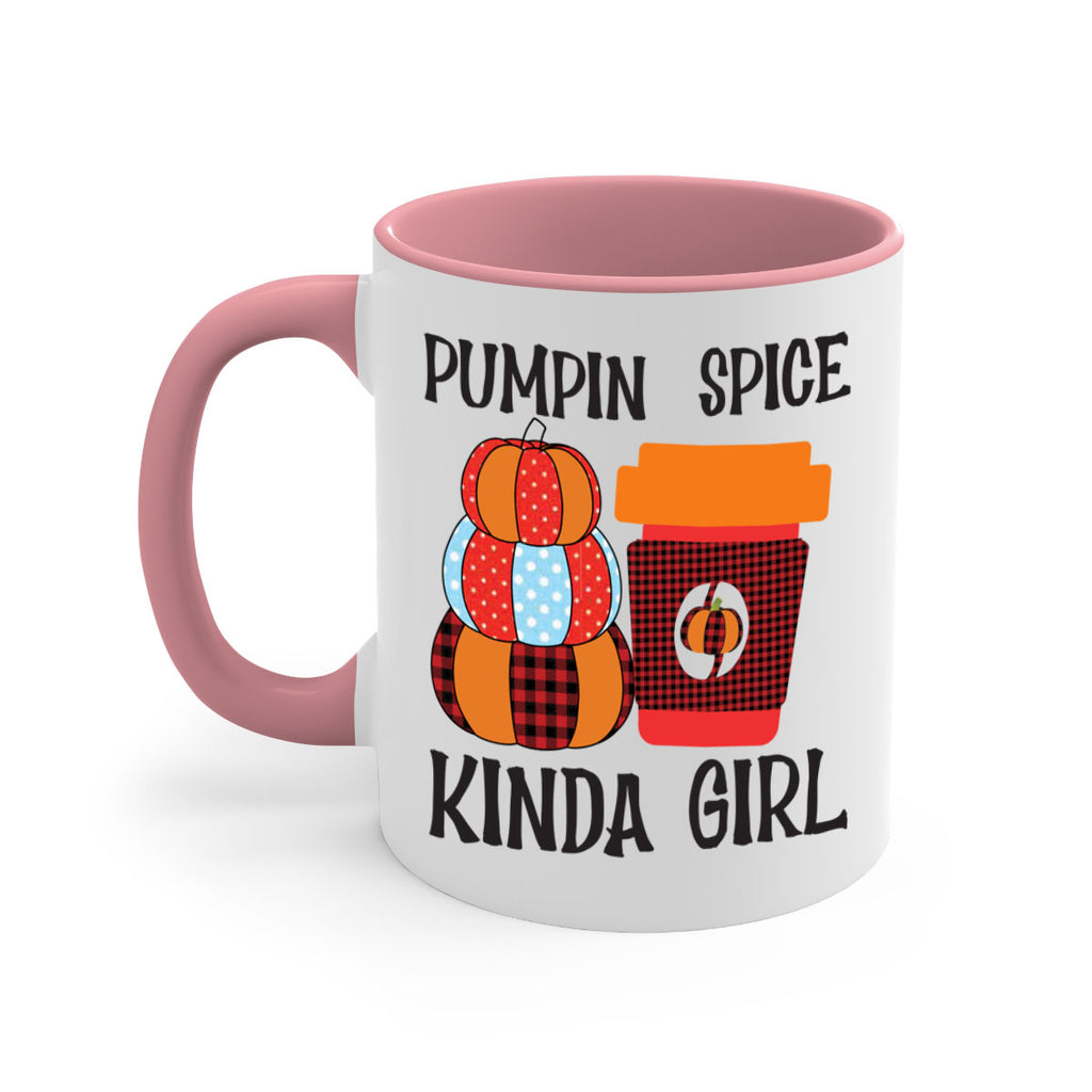 pumpkin spice kinda girl 551#- fall-Mug / Coffee Cup