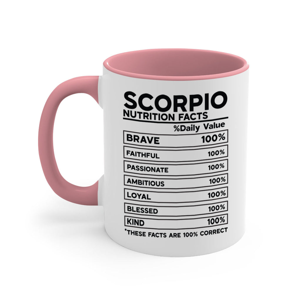 scorpio Nutrition Facts 434#- zodiac-Mug / Coffee Cup