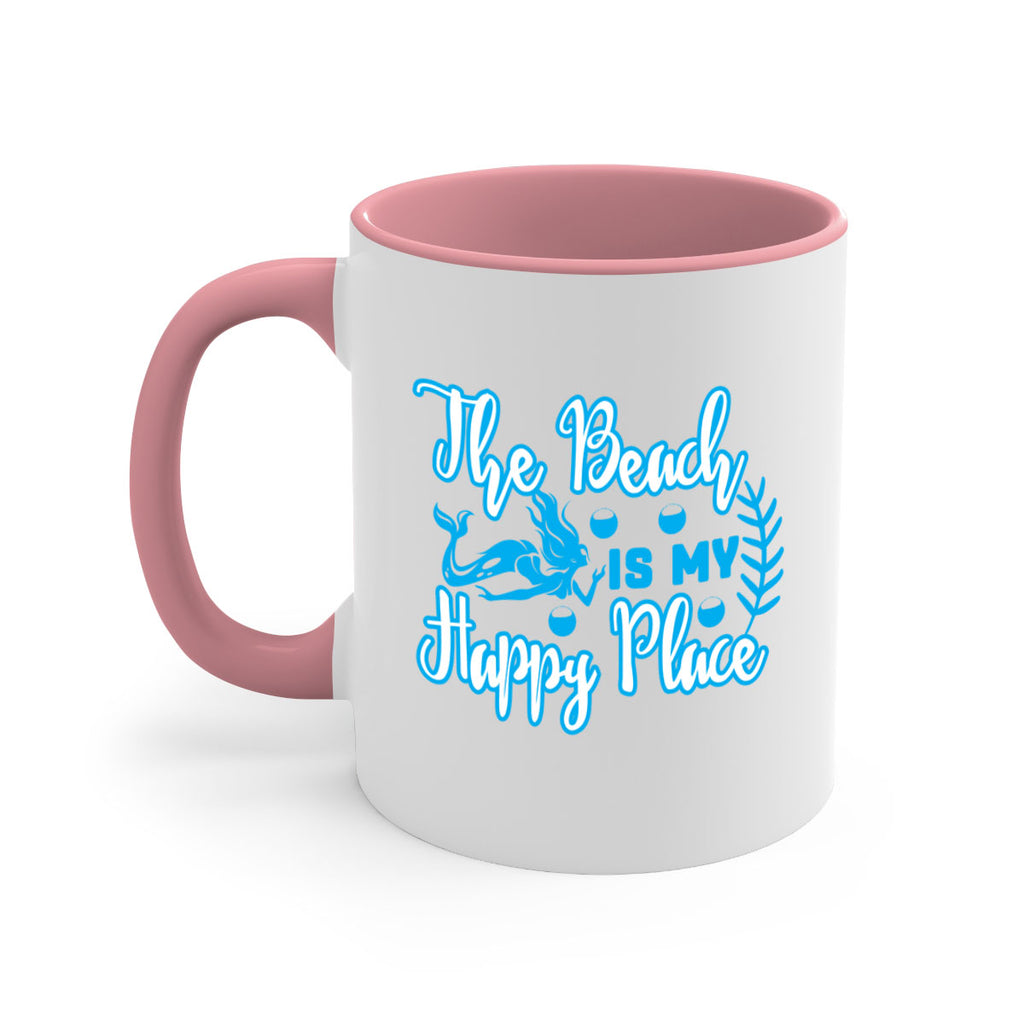 the beach is my happy place 627#- mermaid-Mug / Coffee Cup