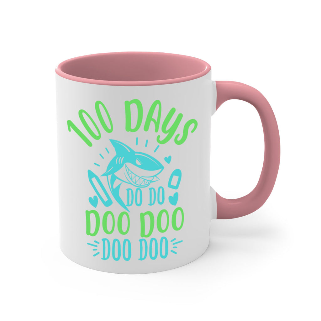 100 days shark doo doo 21#- 100 days-Mug / Coffee Cup