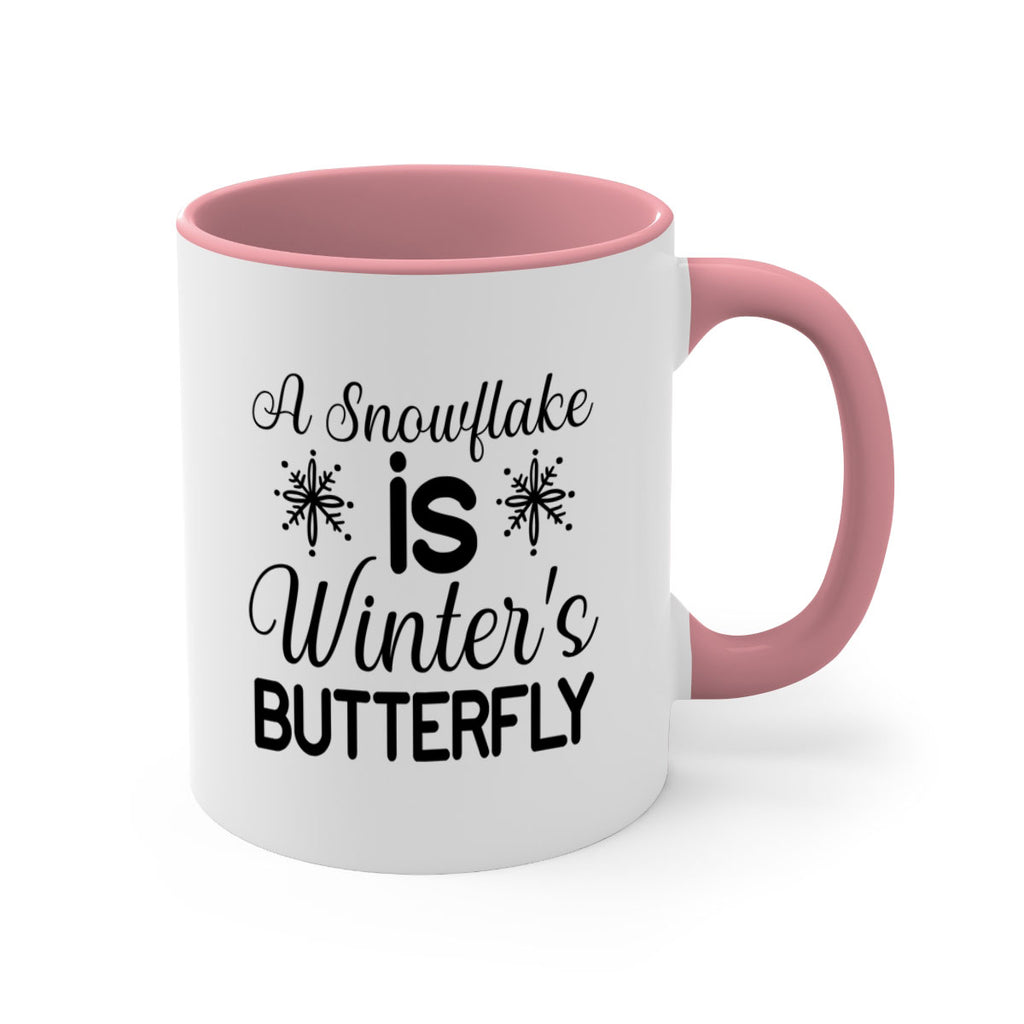 A Snowflake is Winters Butterfly3#- winter-Mug / Coffee Cup