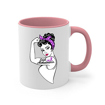 Alzheimer Awareness Strong Purple Ribbon Women Bandana Gift 3#- alzheimers-Mug / Coffee Cup