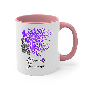 Alzheimers Awareness Shirt Alzheimers Purple Butterflies 24#- alzheimers-Mug / Coffee Cup