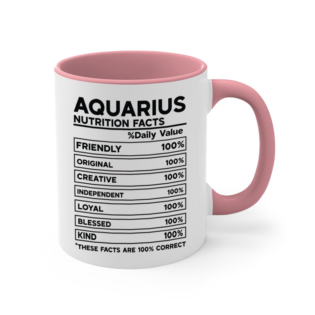 Aquarius Nutrition Facts 67#- zodiac-Mug / Coffee Cup