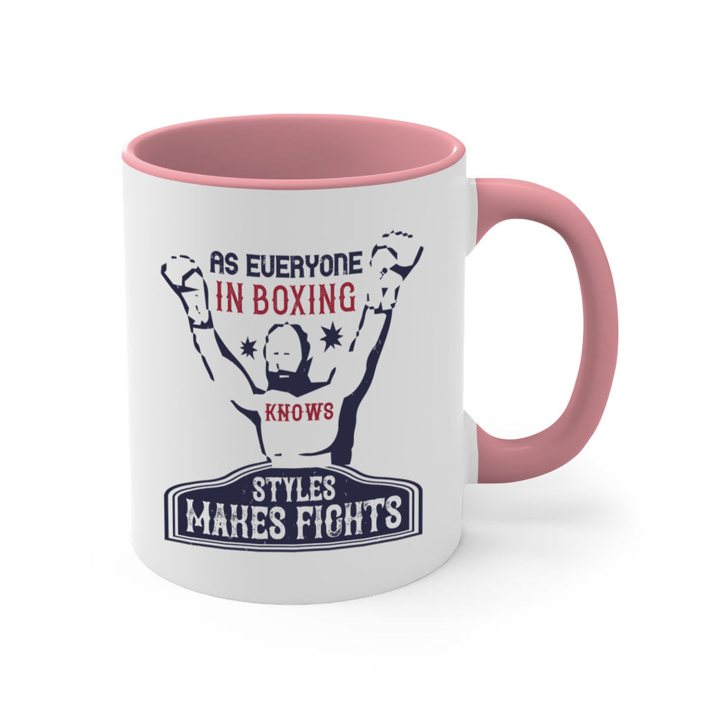 As everyone in boxing knows styles makes fights 2237#- boxing-Mug / Coffee Cup